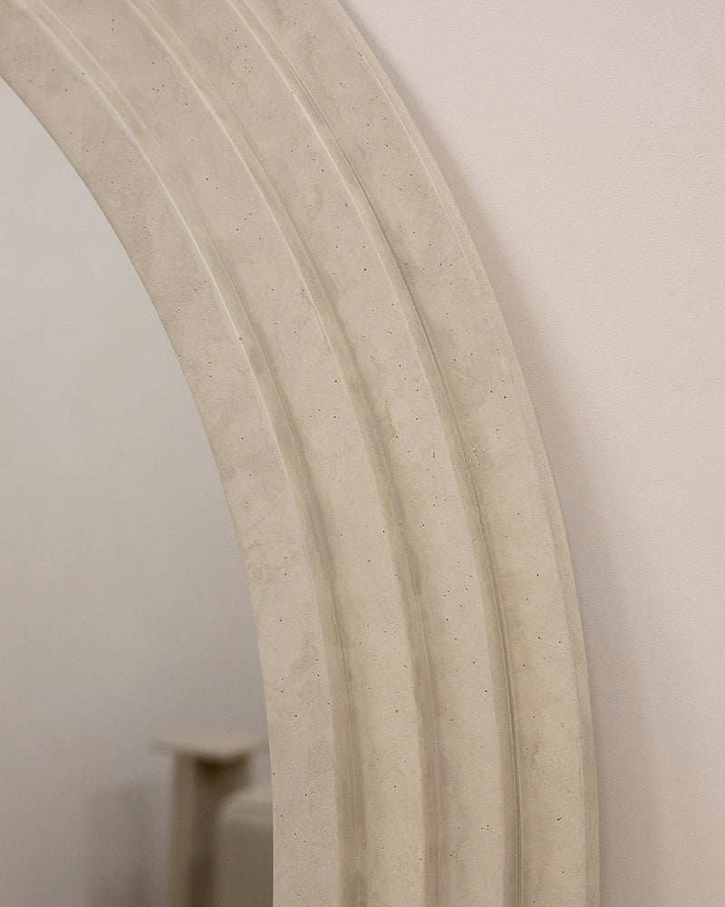 Full Length Arched Concrete Mirror 71" x 43.5"