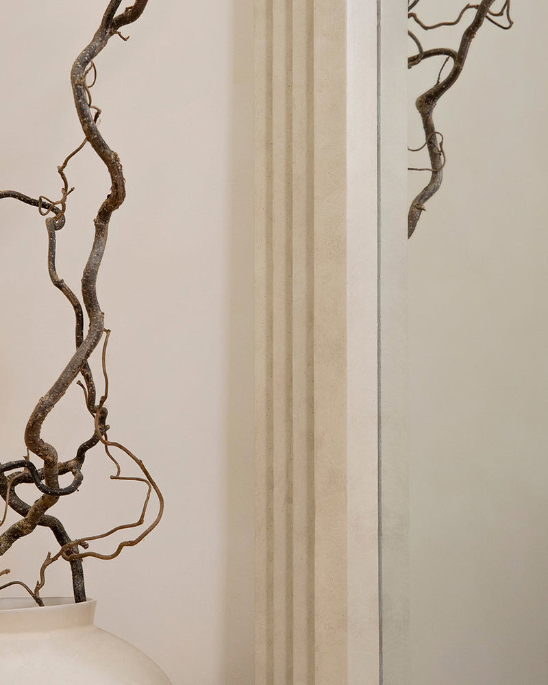 Full Length Arched Concrete Mirror 71" x 43.5"