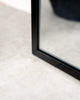 Black Full Length Arched Metal Mirror 71" x 43.5"
