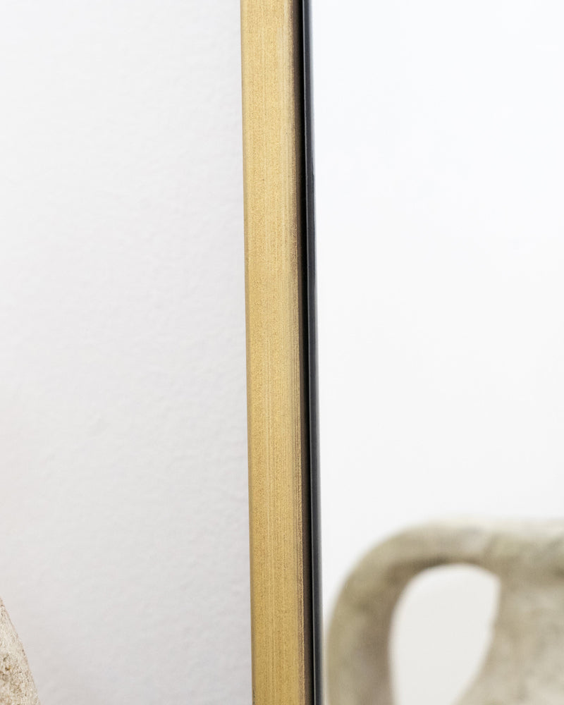 Full Length Gold Large Arched Metal Mirror 63" x 23.5"