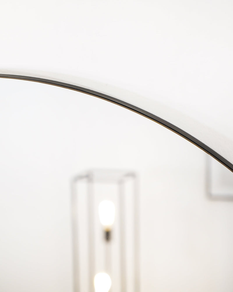 Large Frameless Arched Full Length Mirror 70.5" x 31.5"