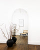 Large Frameless Arched Full Length Mirror 70.5" x 31.5"