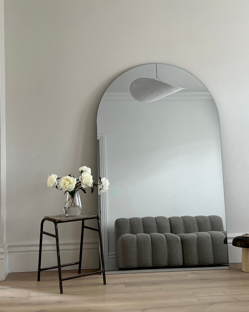 Extra Large Frameless Arched Full Length Mirror 70.5" x 43.5"