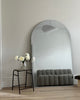 Extra Large Frameless Arched Full Length Mirror 70.5" x 43.5"