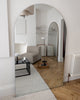 Extra Large Frameless Arched Full Length Mirror 70.5" x 43.5"
