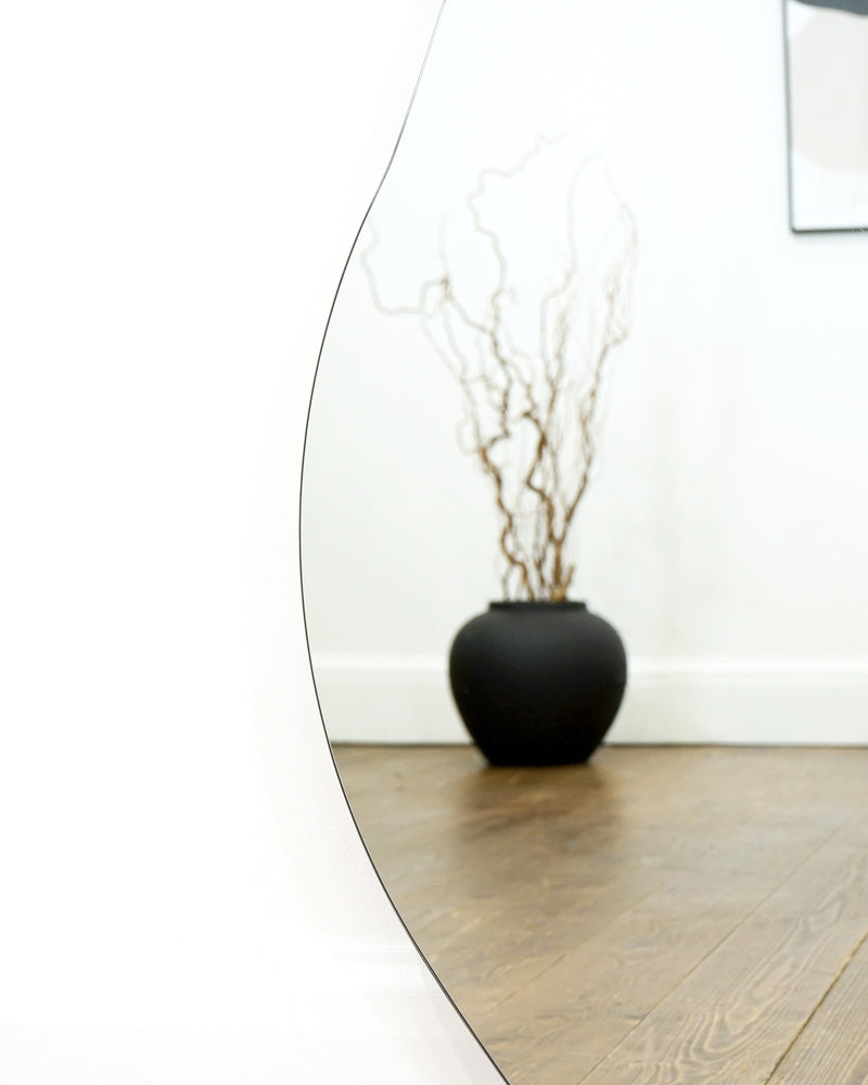 Large Frameless Full Length Pond Mirror 67" x 31.5"