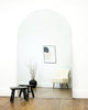 Extra Large Frameless Arched Full Length Mirror 70.5" x 43.5"