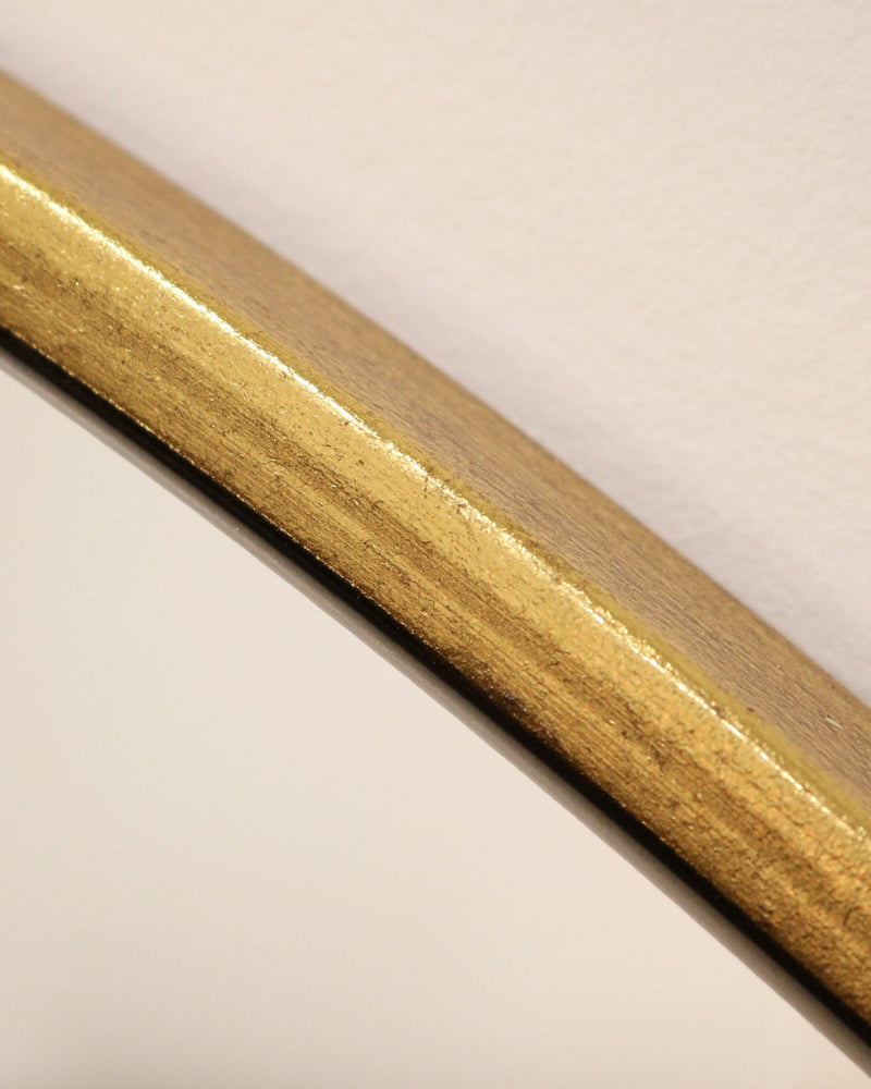 Gold Full Length Arched Metal Mirror 71" x 43.5"