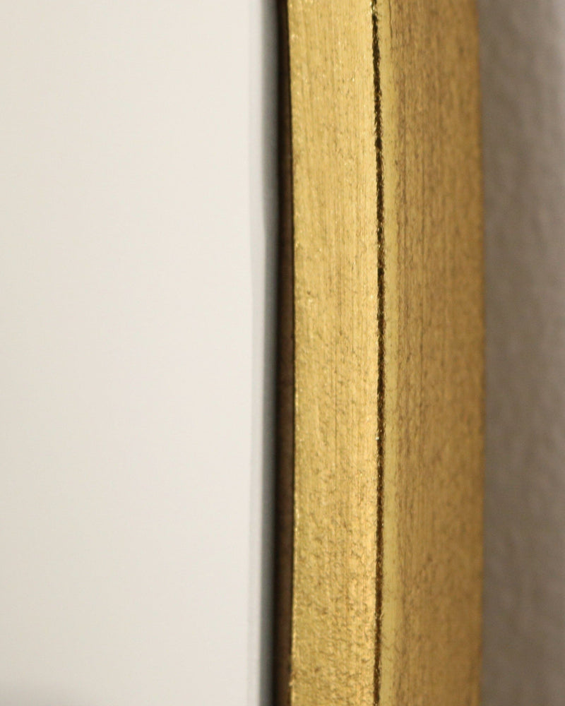 Gold Full Length Arched Metal Mirror 71" x 43.5"
