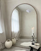 Gold Full Length Arched Metal Mirror 71" x 43.5"