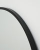 Full Length Black Large Arched Metal Mirror 63" x 23.5"