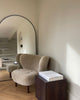 Black Full Length Arched Metal Mirror 71" x 43.5"