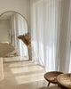 Gold Full Length Arched Metal Mirror 71" x 43.5"