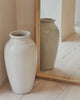 Full Length Light Wood Arched Wooden Mirror 67" x 31.5"