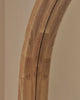 Full Length Light Wood Arched Wooden Mirror 67" x 31.5"