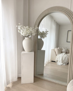 Luciana - Full Length Arched Concrete Mirror 180cm x 110cm