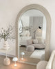 Full Length Arched Concrete Mirror 71" x 43.5"