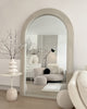 Full Length Arched Concrete Mirror 71" x 43.5"