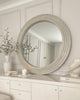 Luciana - Round Concrete Wall Mirror 110cm x 110cm