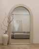 Full Length Arched Concrete Mirror 71" x 43.5"