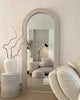 Luciana - Full Length Arched Concrete Mirror 180cm x 80cm