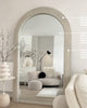 Full Length Arched Concrete Mirror 71" x 43.5"