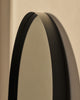 Full Length Arched Black Large Metal Mirror 67" x 31.5"
