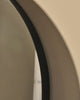 Full Length Arched Black Large Metal Mirror 67" x 31.5"