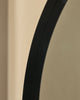 Full Length Arched Black Large Metal Mirror 67" x 31.5"