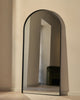 Full Length Arched Black Large Metal Mirror 67" x 31.5"