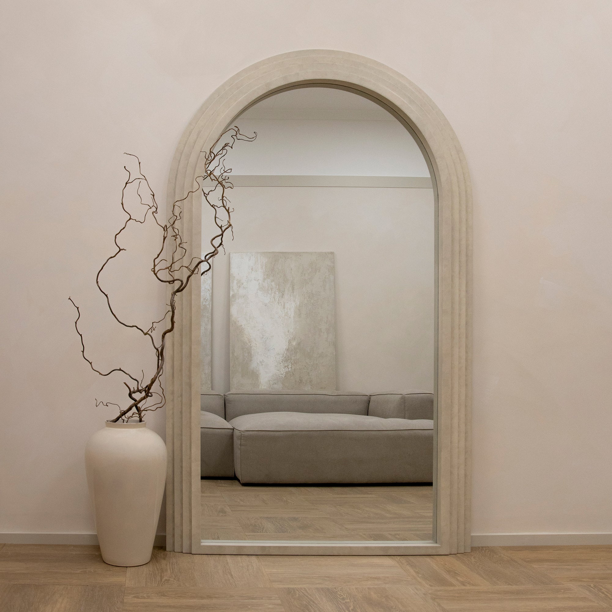 Wood & Natural Mirrors — wide lifestyle banner